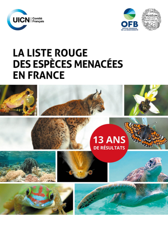 Plaquette La liste rouge des espèces menacées en France
